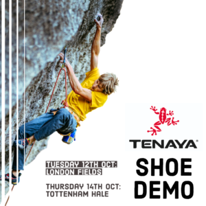 Tenaya Shoe demo poster
